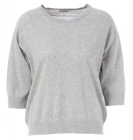 JcSophie Pullover Cirrus RH 3/4 Mouw Grey Melange