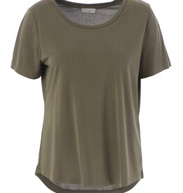 JcSophie T-Shirt Cashmere RH Korte Mouw Army Green