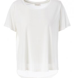 JcSophie T-Shirt Cashmere RH Korte Mouw Off White