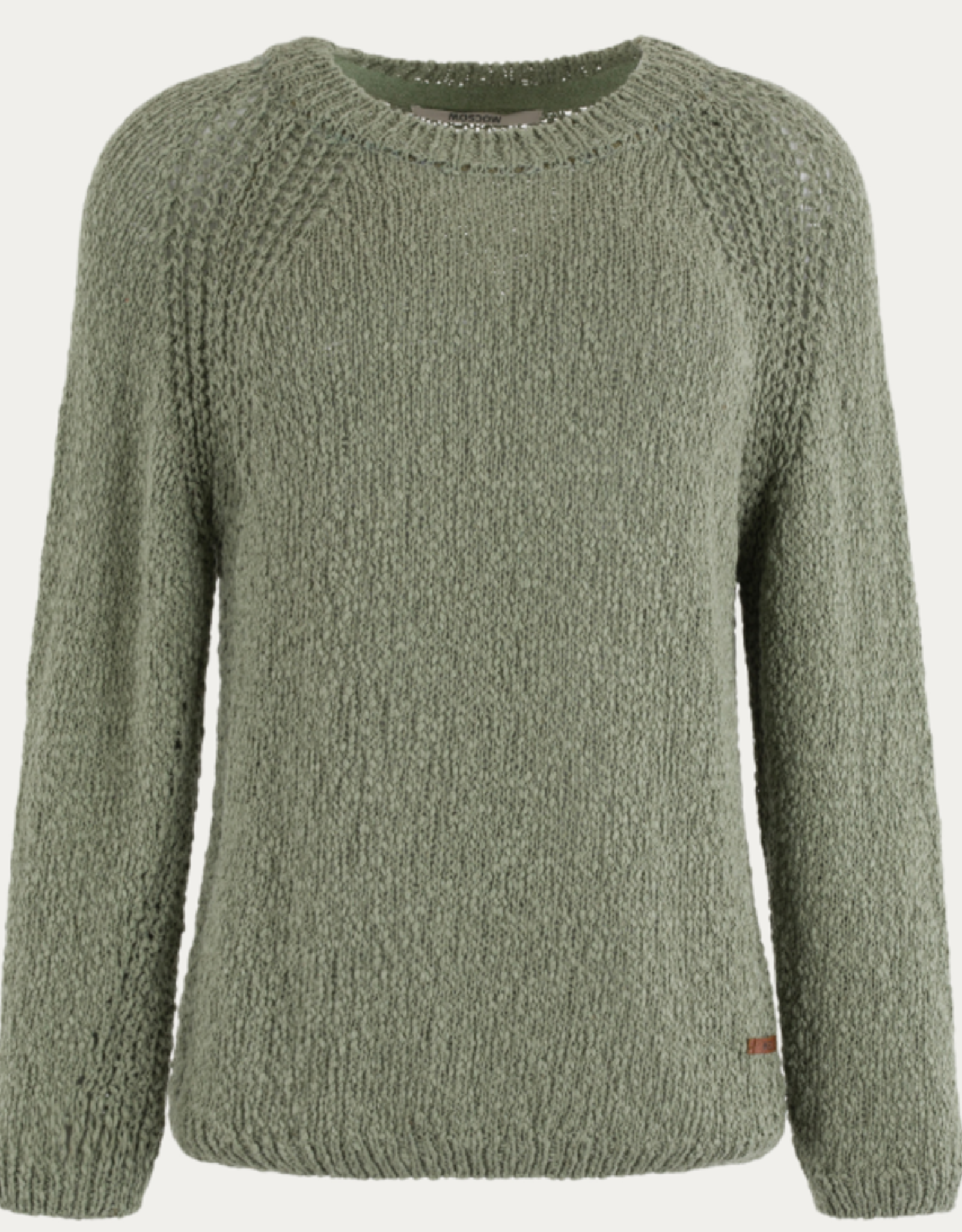 Moscow Pullover Elvita Green Pebble Solid