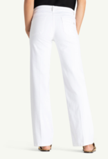 Cambio Pantalon Tess Wide Leg Pure White Stone