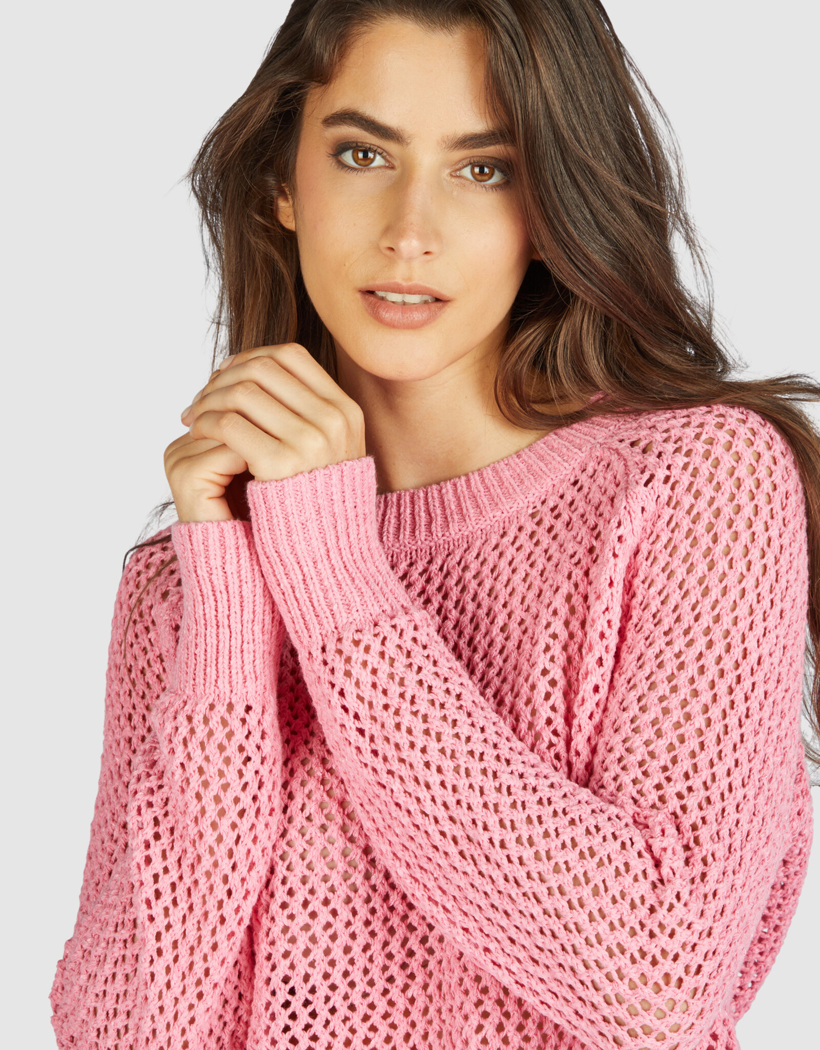 Marc Aurel Thema Spring And The City Pullover RH Opengew. PInk