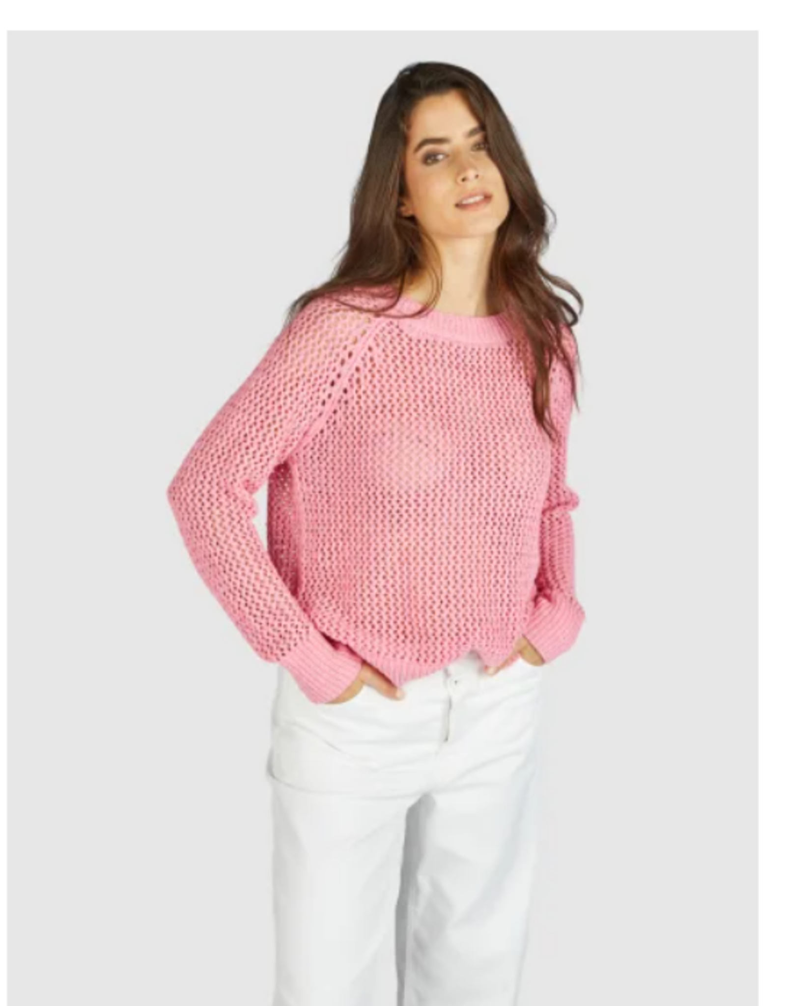 Marc Aurel Thema Spring And The City Pullover RH Opengew. PInk