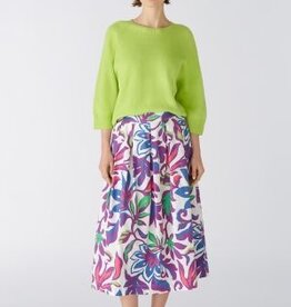 Oui Rok Print White Violet