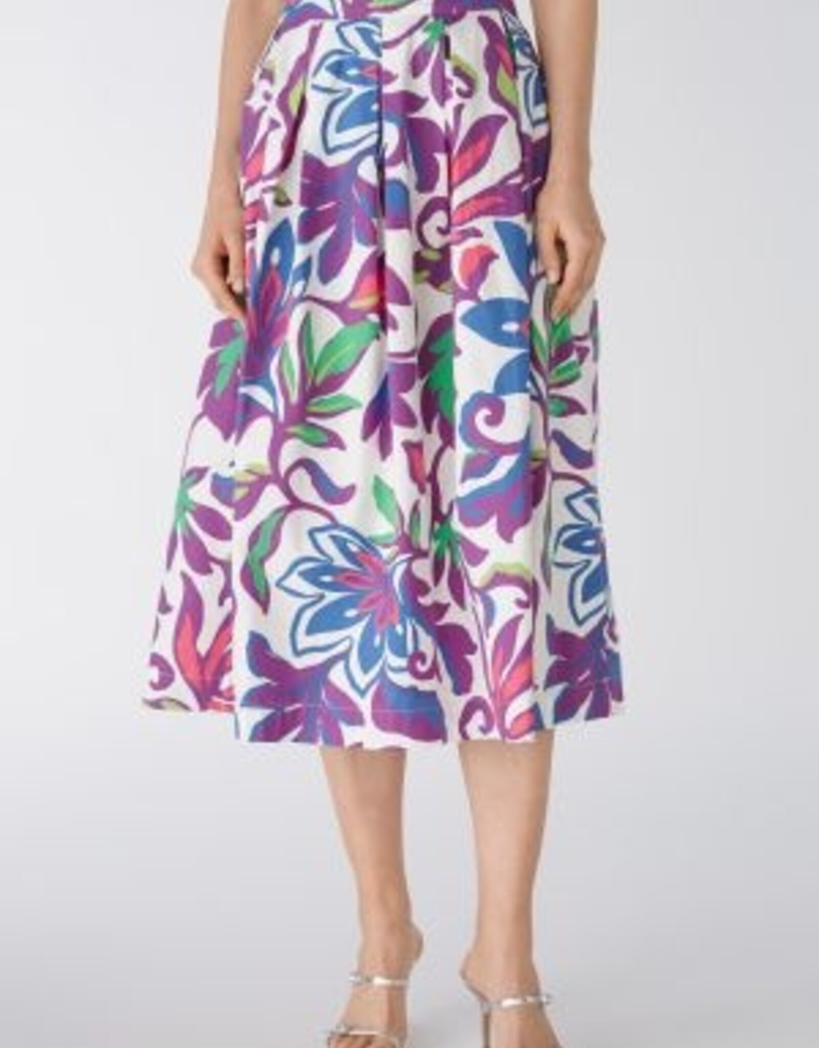 Oui Rok Print White Violet