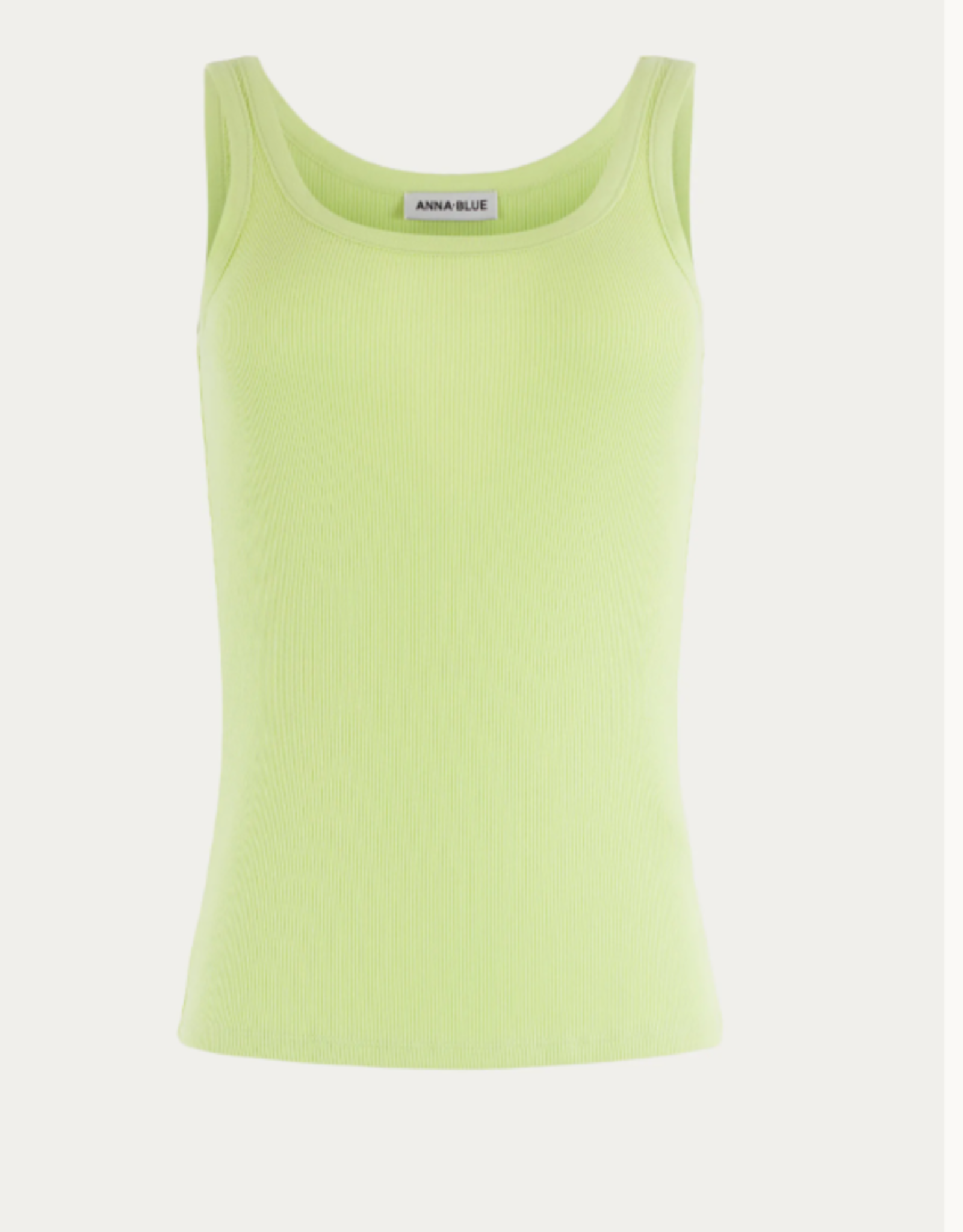 Anna Blue Tank Top Lime