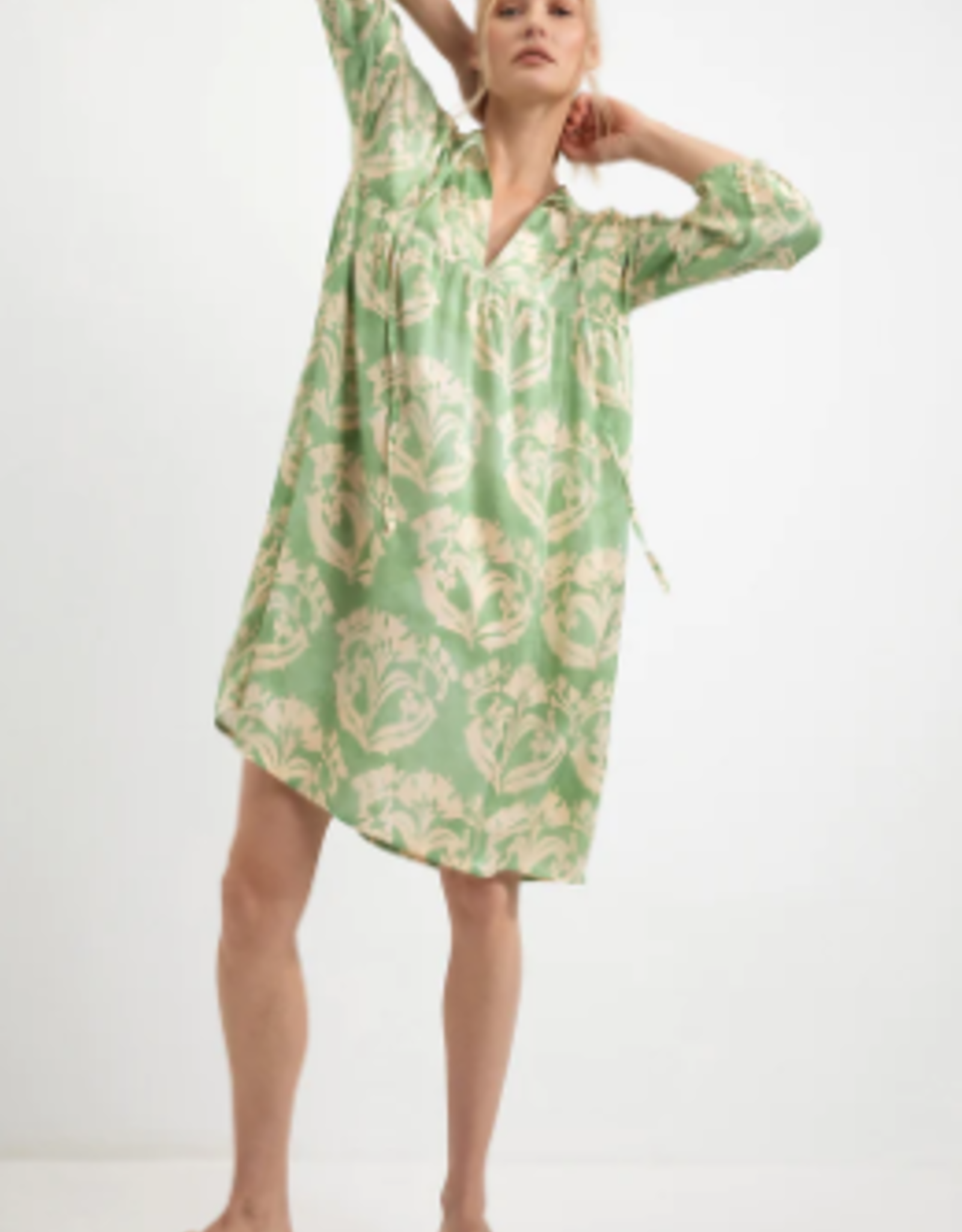 Josephine &CO Dina Dress Green/Ivory