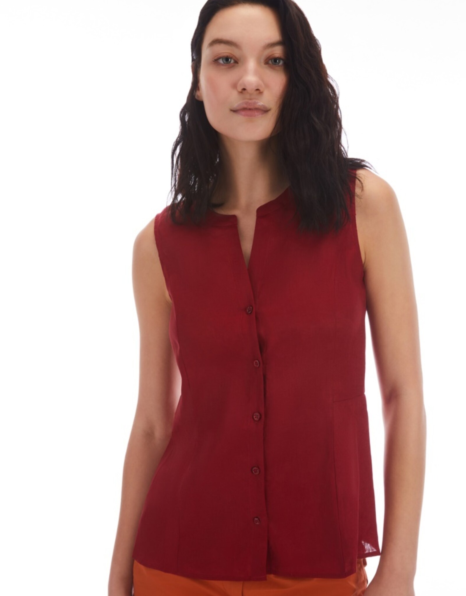 PENNYBLACK Blouse Aegean Linnen Rood