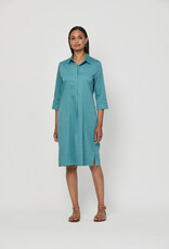 LaSalle Shirt Dress Aqua