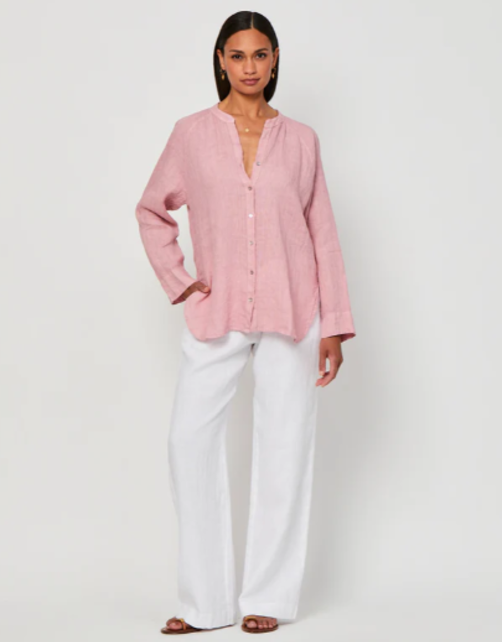 LaSalle Blouse V-hals Pink