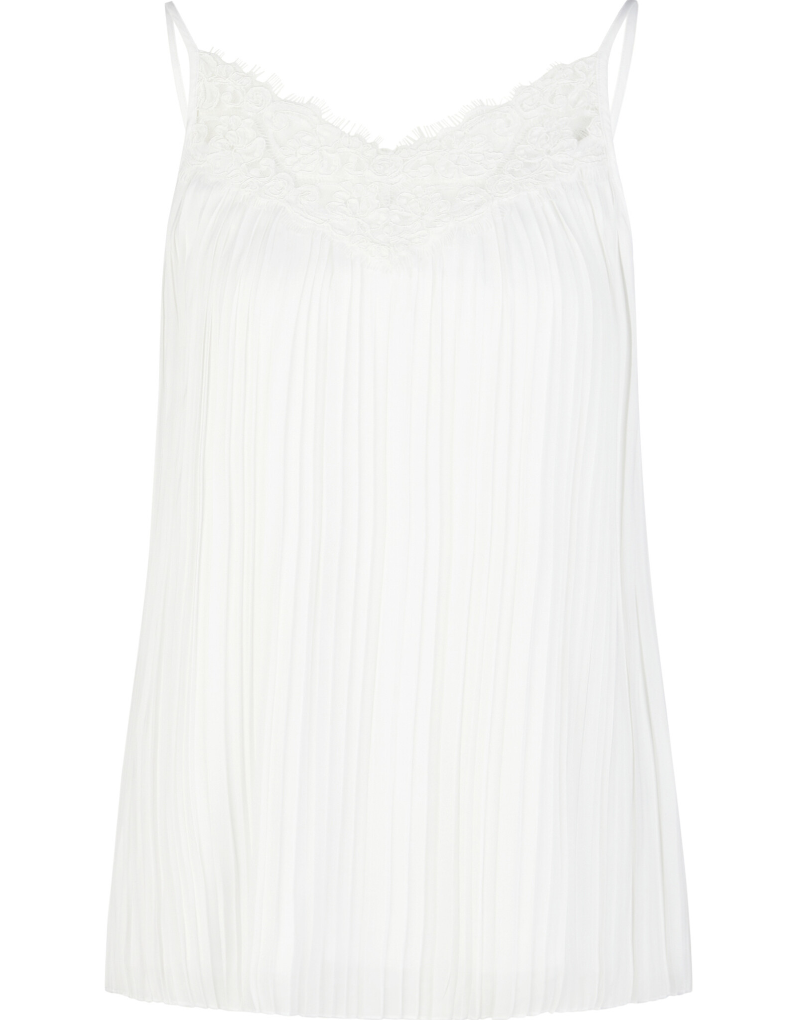 Marc Aurel Top White Spaghetti  Bandjes Kant