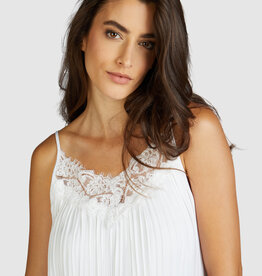 Marc Aurel Top White Spaghetti  Bandjes Kant