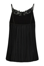 Marc Aurel Top Plisse Kant Black