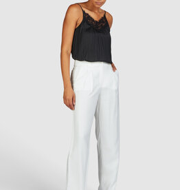 Marc Aurel Top Plisse Kant Black