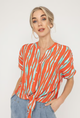 Anna Blue Blouse Roxy Light Chili Dessin