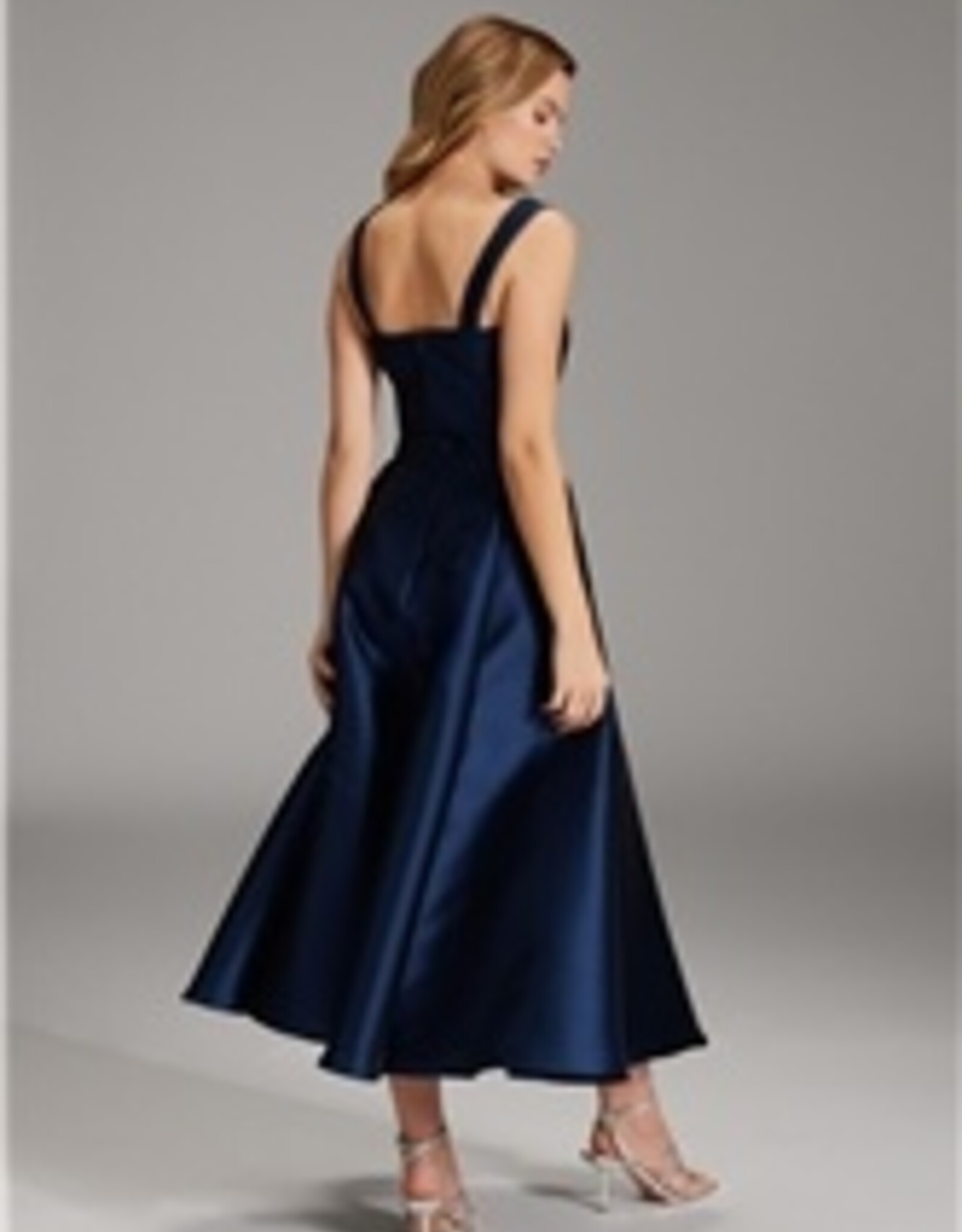 Swing Navy Rok  Midi