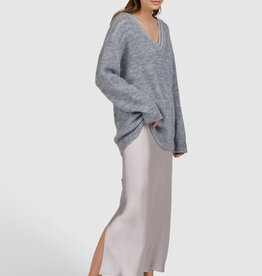Marc Aurel Thema Taupe Blush Rok Satijn Glans Taupe
