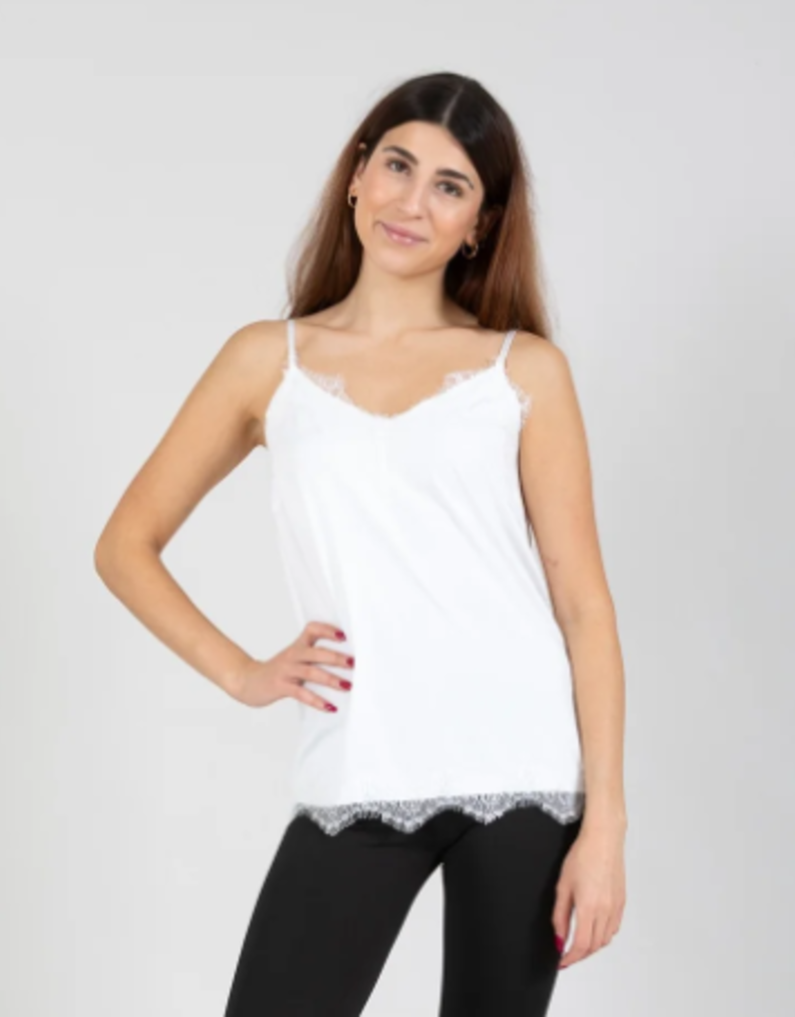 Coster Copenhagen Top Rosie Lace Off White