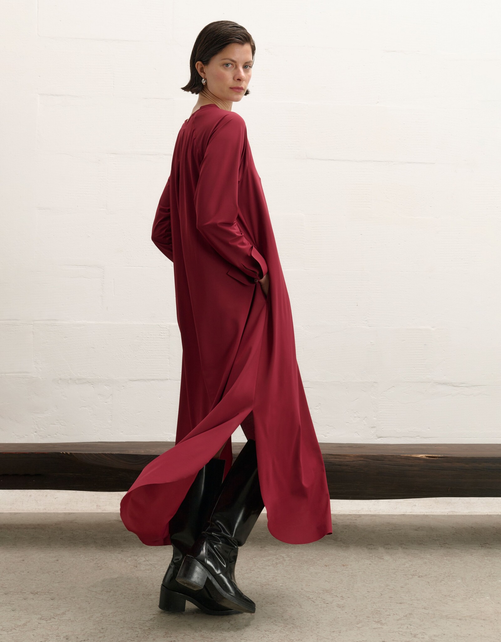 JapanTKY Jurk Risana Red Wine