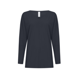 JapanTKY Yamas Top Vleermuis Mouw Dark Blue