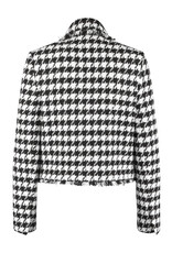Marc Aurel Thema Ruby Noir Black  White Pied De Poule Blazer