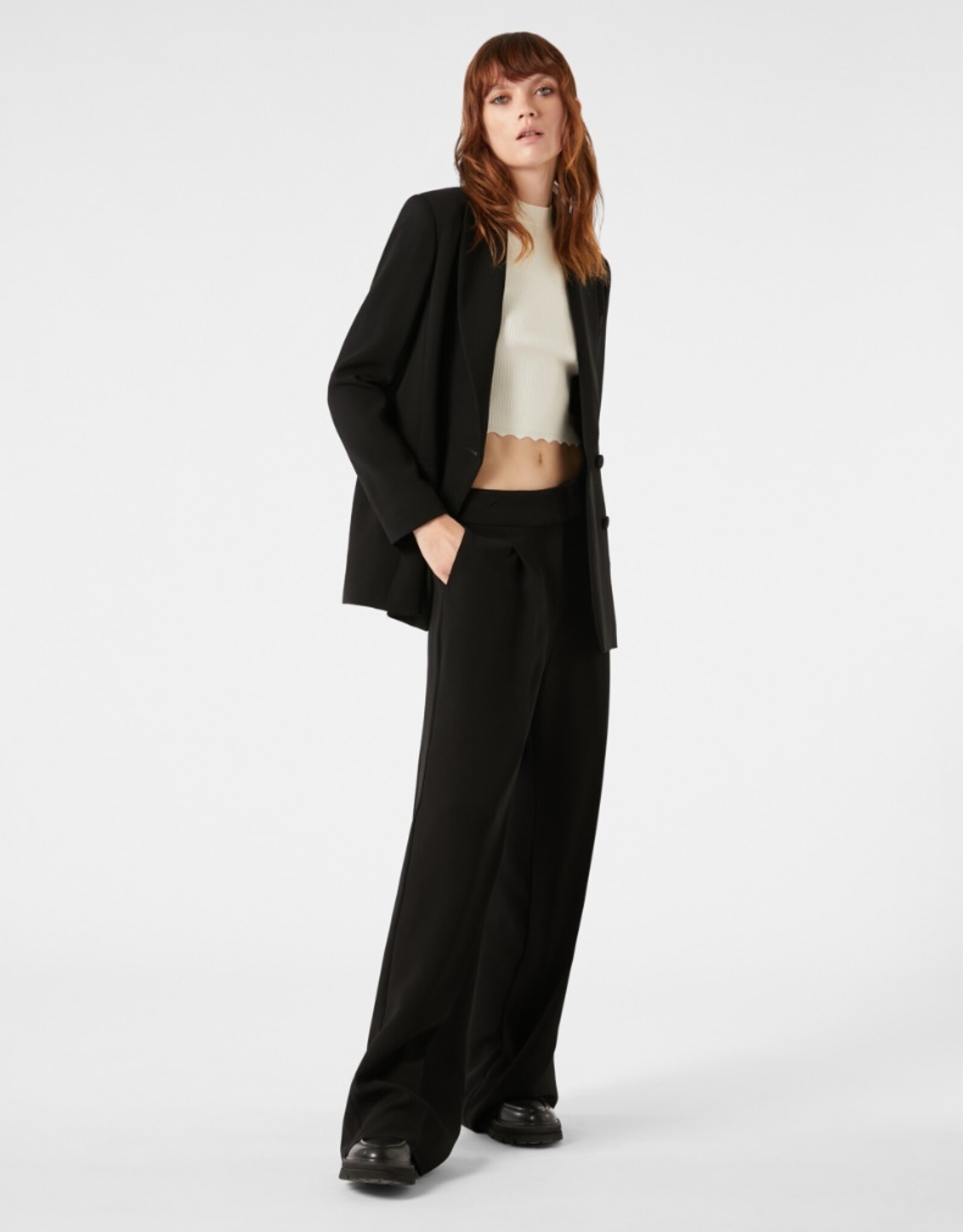 PENNYBLACK Pantalon Bandplooi Soncini Black