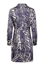 Marc Aurel Thema 7  Jurk Overslag Print Night Blue Sand