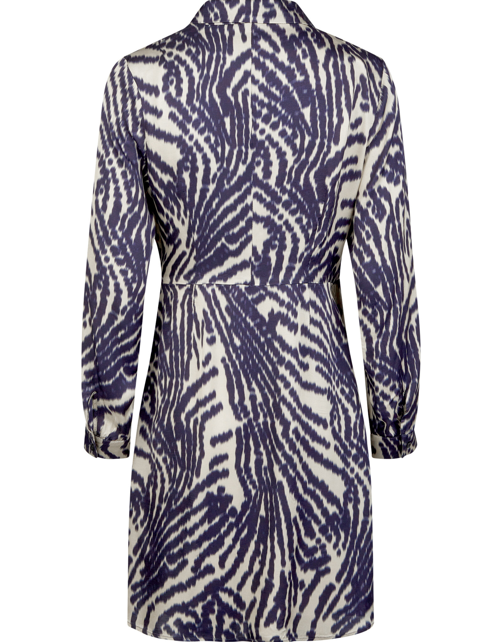 Marc Aurel Thema 7  Jurk Overslag Print Night Blue Sand