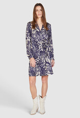Marc Aurel Thema 7  Jurk Overslag Print Night Blue Sand
