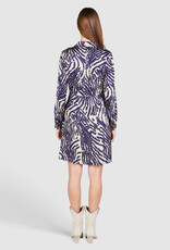 Marc Aurel Thema 7  Jurk Overslag Print Night Blue Sand