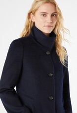 PENNYBLACK Mantel Wol Hoge Kraag Marine