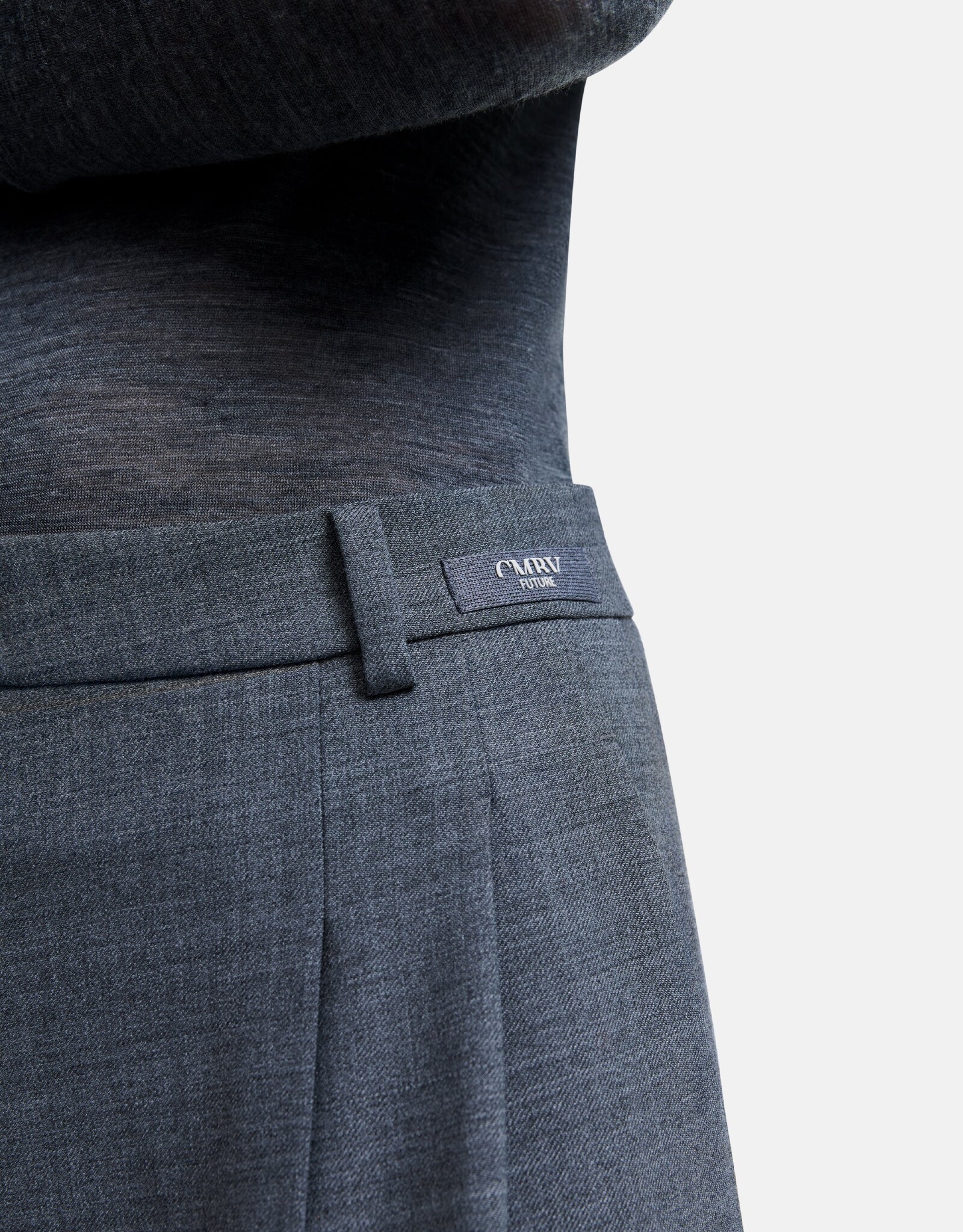 Cambio Pantalon Anny Wide Classic Grey Melange