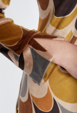 Ana Alcazar Top Retro Velours Bruin Beige