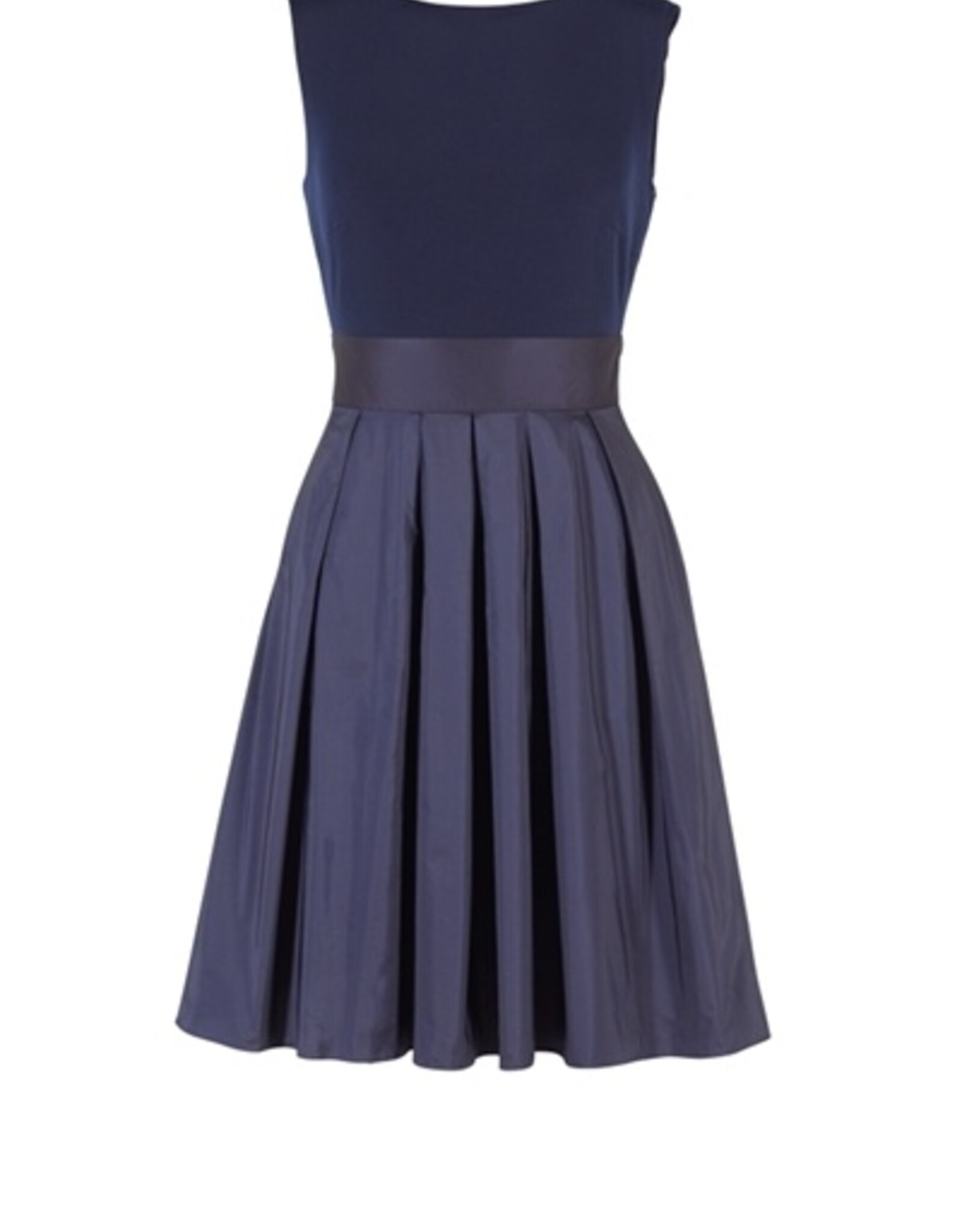 Swing Jurk Navy Met Taft Rok
