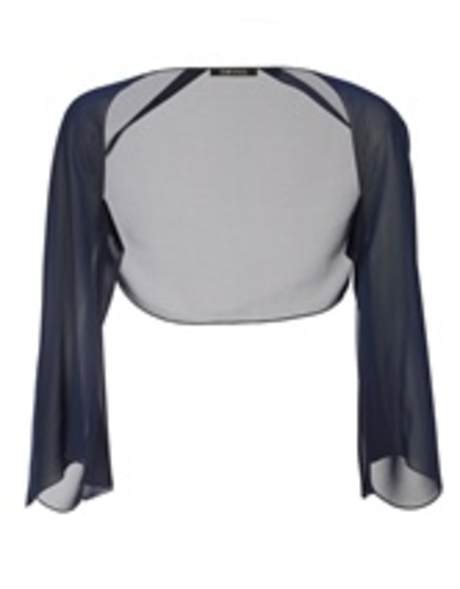 Swing Chiffon Bolero Mouwen Black