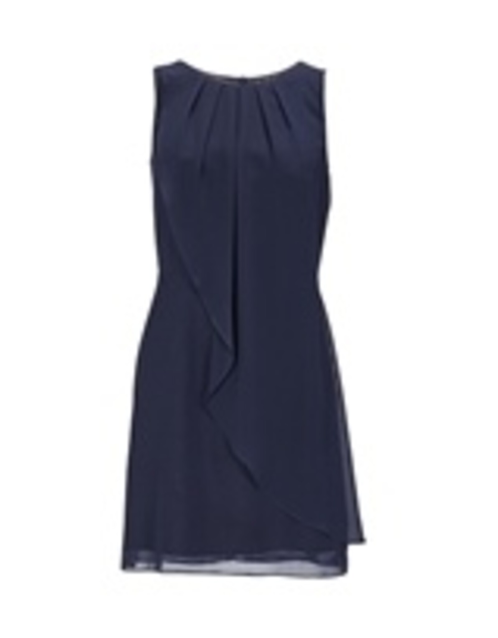 Swing Cocktail Jurk Navy Chiffon