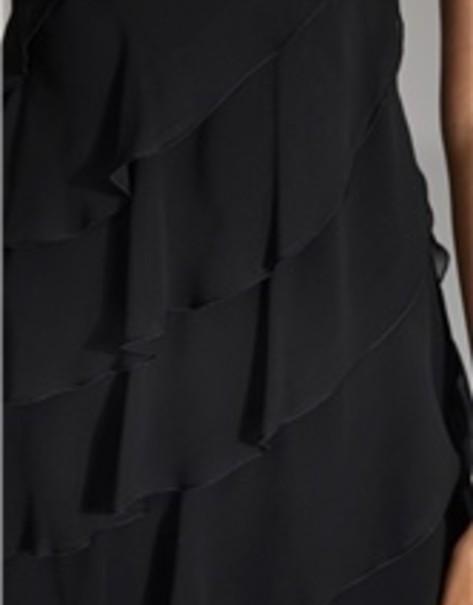 Swing Cocktail Jurk Black met Stroken