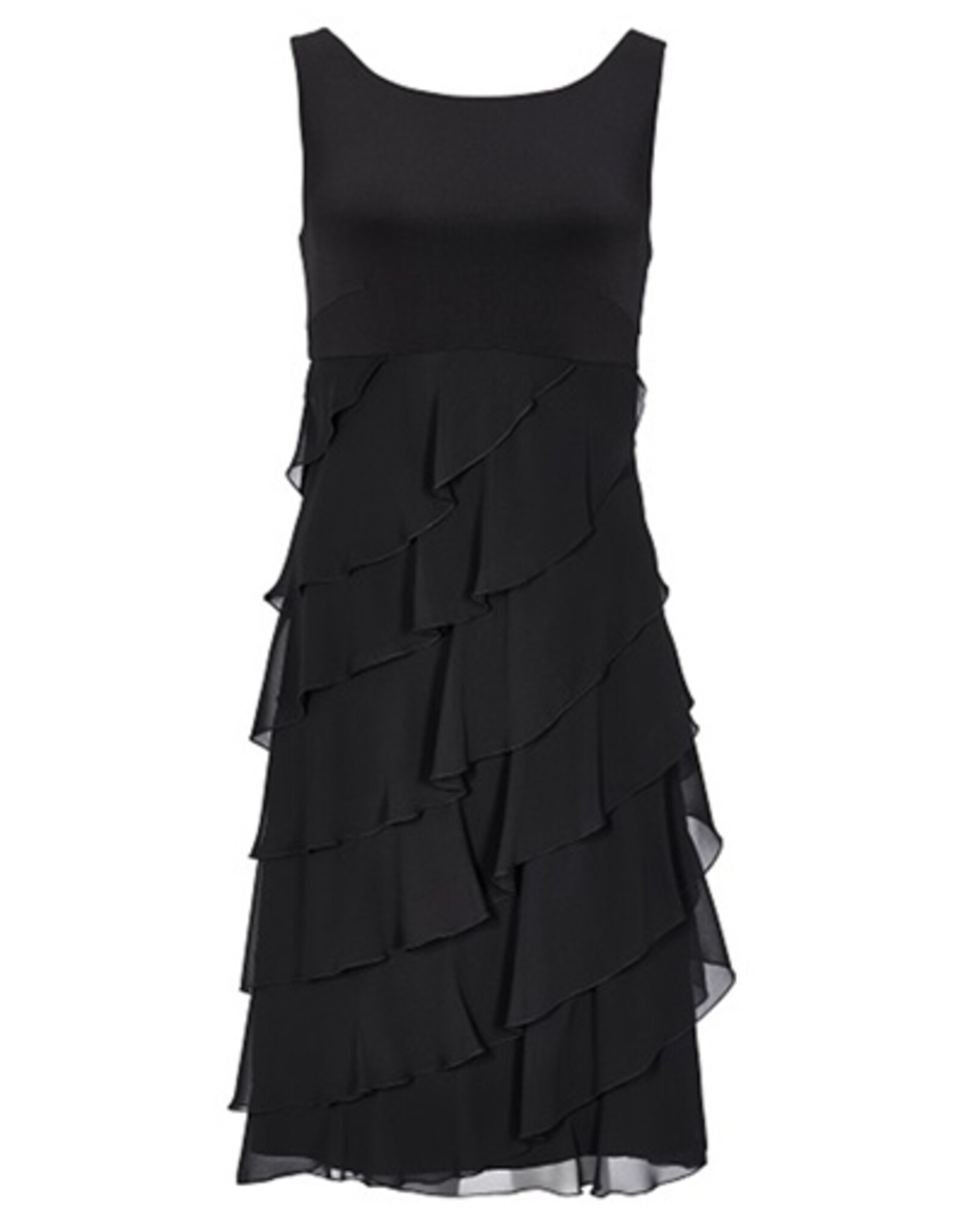 Swing Cocktail Jurk Black met Stroken