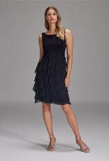Swing Cocktail Jurk Black met Stroken