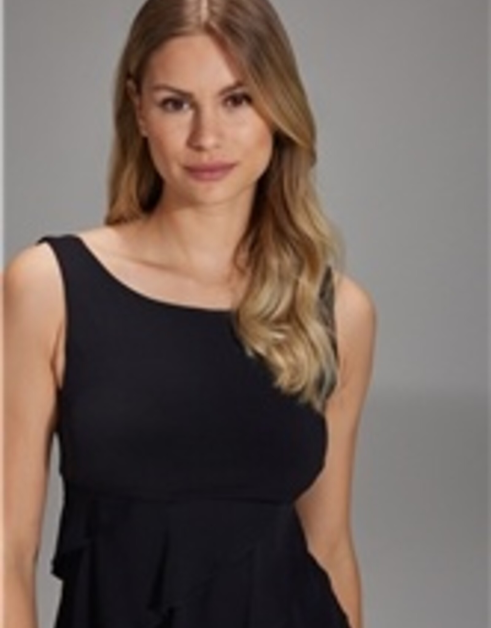 Swing Cocktail Jurk Black met Stroken