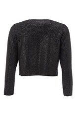 Swing Zwarte Bolero Boucle Optiek Glanzende uitstraling