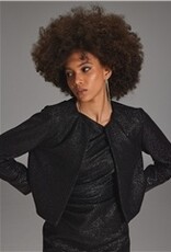 Swing Zwarte Bolero Boucle Optiek Glanzende uitstraling