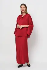 LaSalle Satin Top Red