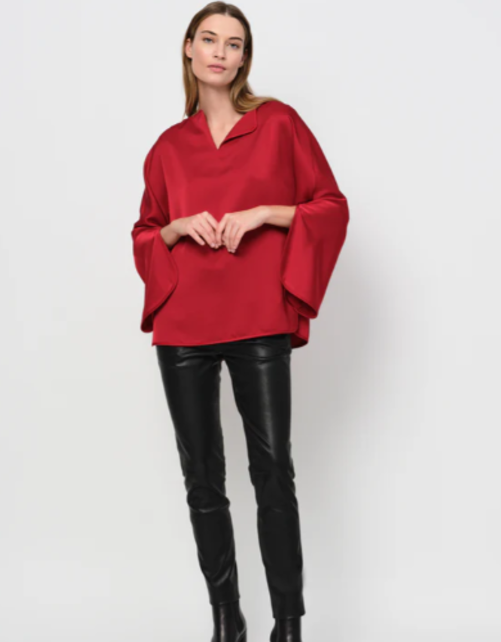 LaSalle Satin Top Red