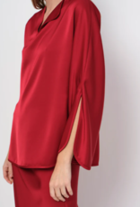 LaSalle Satin Top Red