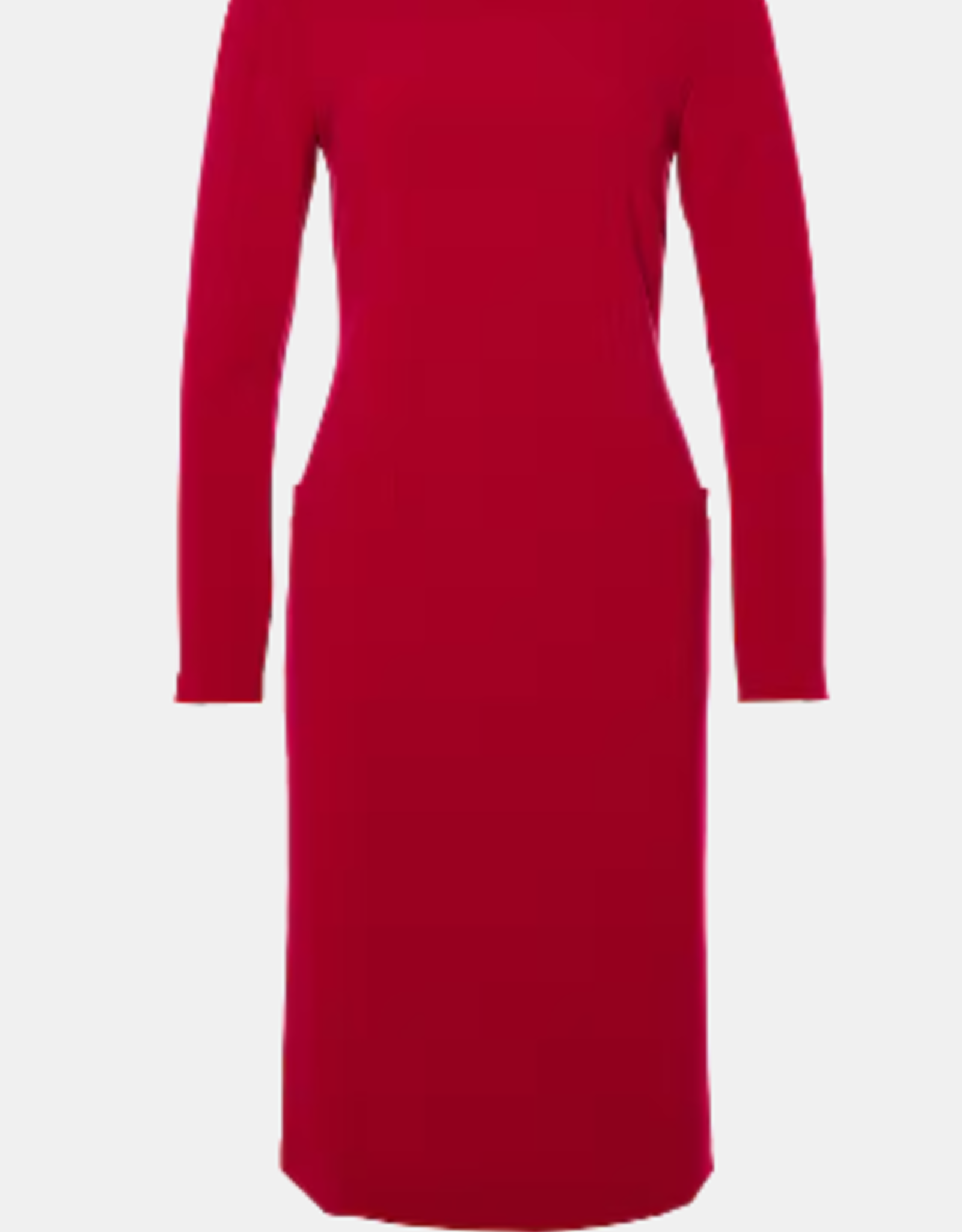LaSalle Slim Fit Dress Red
