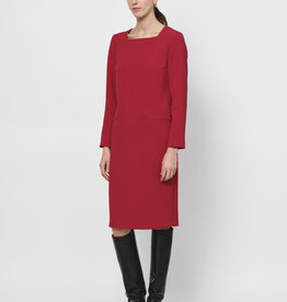 LaSalle Slim Fit Dress Red