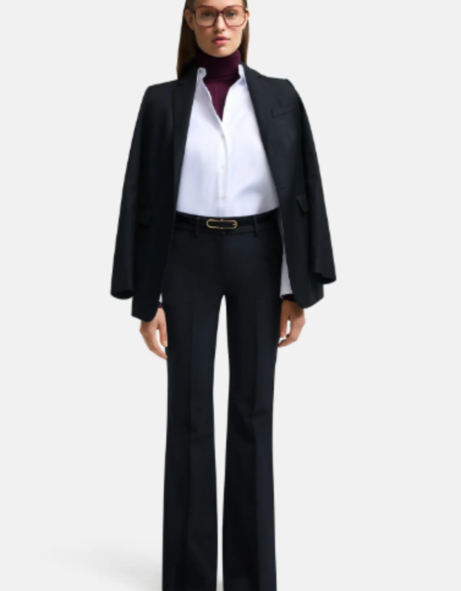 Cambio Pantalon France Flared Black