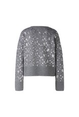 Oui Pullover Grey Met Pailletten