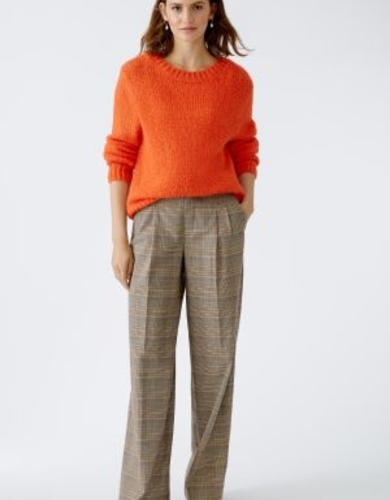 Oui Pullover Cherry Red Kort Model